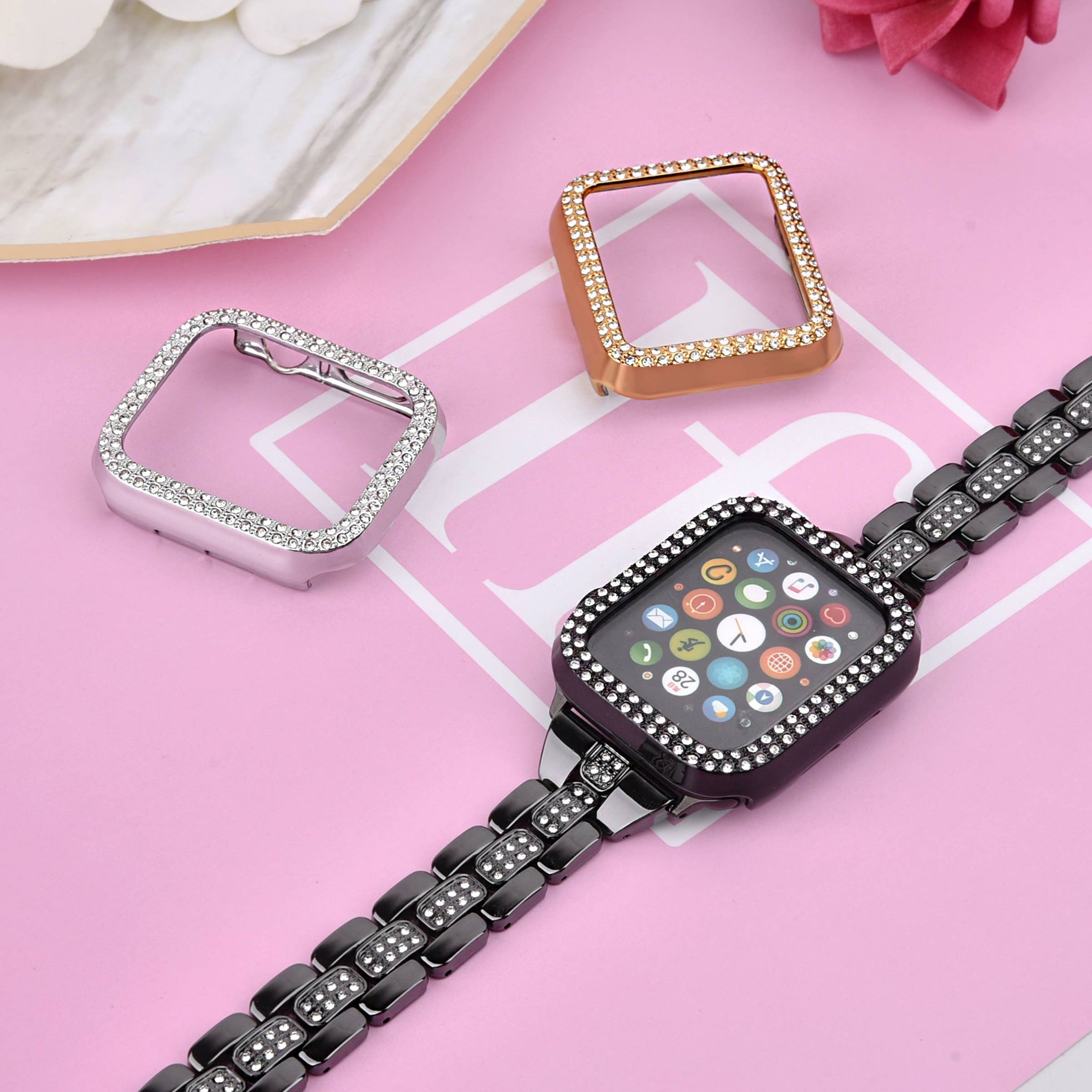 Bling apple watch case 2025